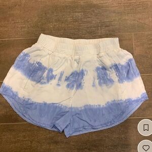 LF Blue and White Tie Dye Shorts!!!